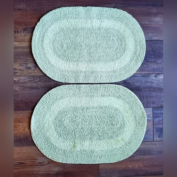 Gold Coast Bath Bathroom Rug Set Sage Green Oval Gold Coast Cotton